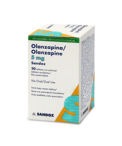 OLANZAPINA  5 MG SANDOZ FCO X 20 TABS