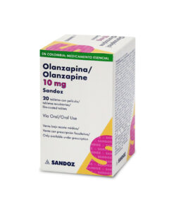 OLANZAPINA 10 MG SANDOZ FCO X 20 TABS