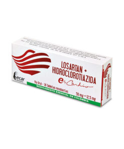 LOSARTAN HCT  50/12.5 MG ECAR CAJA X 30 TABS