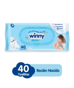 TOALLITAS WINNY RECIEN NACIDO X 40 UND