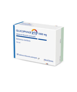 GLUCOPHAGE XR 1000 MG CAJA X 30 TABS