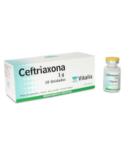 CEFTRIAXONA 1 GR VITALIS CAJA X 1 AMP