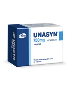UNASYN 750 MG CAJA X 20 TABS