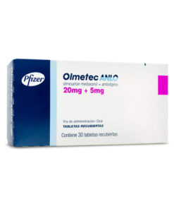 OLMETEC ANLO 20 MG/5MG CAJA X 30 COMP