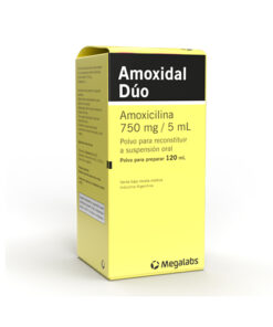 AMOXIDAL DUO 750 MG FCO X 120 ML