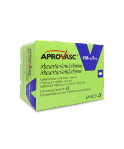 APROVASC 150/5 MG CAJA X 28 COMP