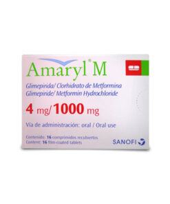 AMARYL M 4/1000 MG CAJA X 16 COMP