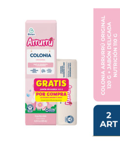 COLONIA ARRURRU ROSA X 120 GTS JABON