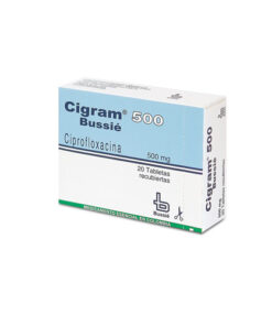 CIGRAM 500 MG CAJA X 20 TABS