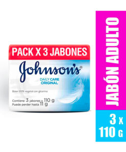 JABON J&J ORIGINAL 3 UNDS X 110 GR