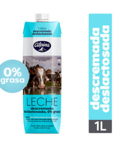 LECHE LIQ. ALPINA DESLAC.DESCR CAJA X 1 LT