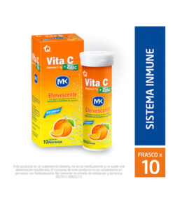 VITA C+ZINC 1GR EFERV.NARANJA TUBO X 10 TABS