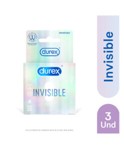 PRESERV. DUREX INVISIBLE CAJA X 3 UNDS