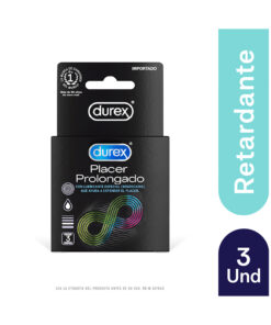 PRESERV. DUREX PLACER PROLONGA CAJA X 3 UNDS