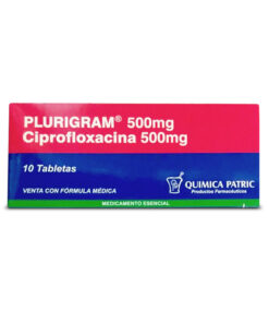 PLURIGRAM 500 MG CAJA X 10 TABS