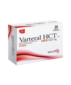 VARTERAL HCT 160/5/12.5 MG CAJA X 30 TABS