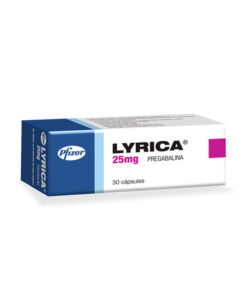 LYRICA  25 MG ** CAJA X 30 CAPS