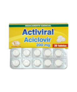 ACTIVIRAL 200 MG CAJA X 20 TABS