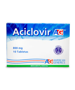 ACICLOVIR 800 MG A.G. CAJA X 10 TABS