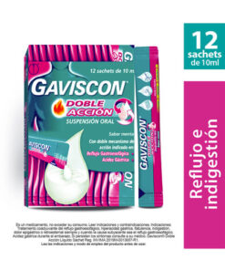 GAVISCON DOBLE ACCION MENTA CAJA X 12 S/S
