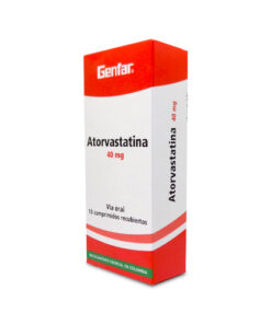 ATORVASTATINA 40 MG GENFAR CAJA X 10 TABS