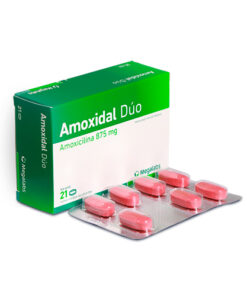 AMOXIDAL DUO 875 MG CAJA X 21 COMP
