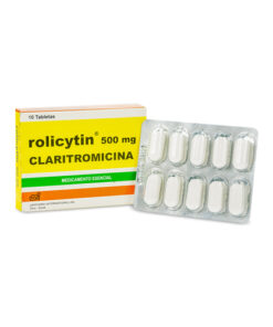 ROLICYTIN 500 MG CAJA X 10 TABS