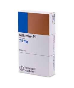 NIFLAMIN PL 7.5 MG CAJA X 5 CAPS