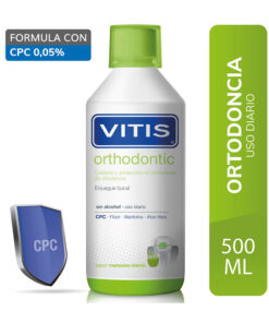 ENJUAGUE VITIS ORTHO.MANZANA FCO X 500 ML