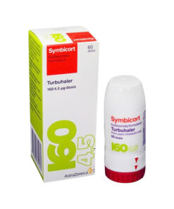 SYMBICORT TURBOH. 160/4.5 MCG FCO X  60 DOSIS