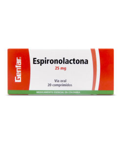 ESPIRONOLACTONA 25 MG  GENFAR CAJA X 20 COMP