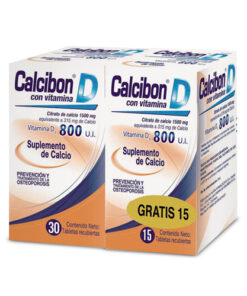 CALCIBON D 800 UI GTS FCO X 15 CAJA X 30 TABS