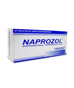 NAPROZOL 500/20 MG CAJA X 20 TABS
