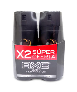 DESO AXE BODY SPRAY DARK TEMPT OFERTA 2 X 150ML