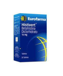 HISTIVERT 16 MG CAJA X 30 TABS