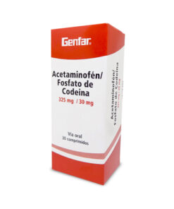 ACETAMINOFEN+COD 325/30MG GENFAR CAJA X 30 TAB