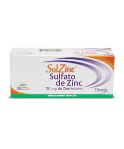 SULZINC 20 MG CAJA X 30 TABS