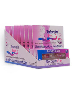 DOLORSIN FEM CAJA X 40 UNDS