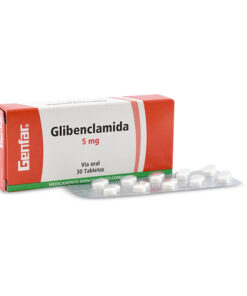GLIBENCLAMIDA 5 MG GENFAR CAJA X 30 TABS