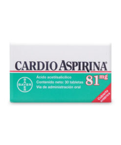 CARDIOASPIRINA 81 MG FCO X 30 TABS