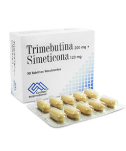 TRIMEBUTINA+SIMET 200/120MG COLMED CAJA X 30 TABS