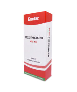MOXIFLOXACINO 400 MG GENFAR ** CAJA X 7 TABS
