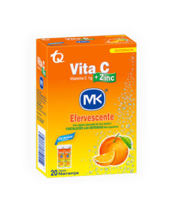 VITA C+ZINC 1GR EFERV.NARANJA 2 TUBOS AHO25%