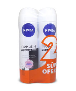 DESO NIVEA SPRAY B&W CLEAR 2X150ML OFERTA