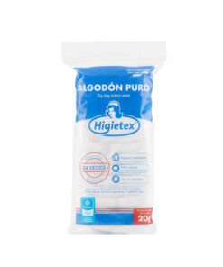 ALGODON HIGIETEX BOLSA X 20 GR