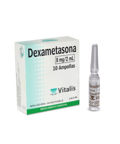 DEXAMETASONA 8 MG/2ML VITALIS CAJA X  10 AMP
