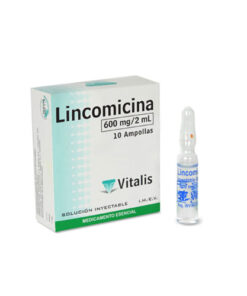 LINCOMICINA 600 MG/2ML VITALIS CAJA X  10 AMPS