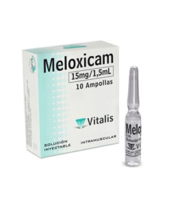 MELOXICAM 15 MG/1.5 ML VITALIS CAJA X 10 AMP