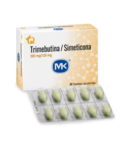TRIMEBUTINA+SIMET 200/120MG MK CAJA X 30 TABS