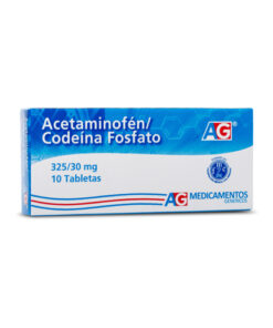 ACETAMINOFEN+COD 325/30MG A.G. CAJA X 10 TAB